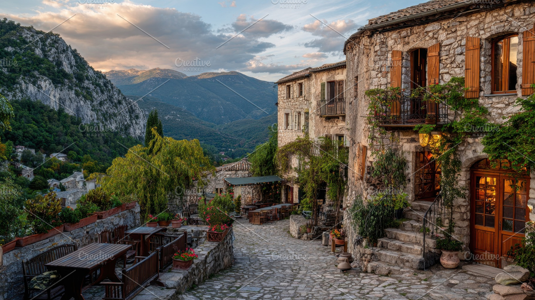 Explore the charm of a stone village, a Photo by Beautiful things