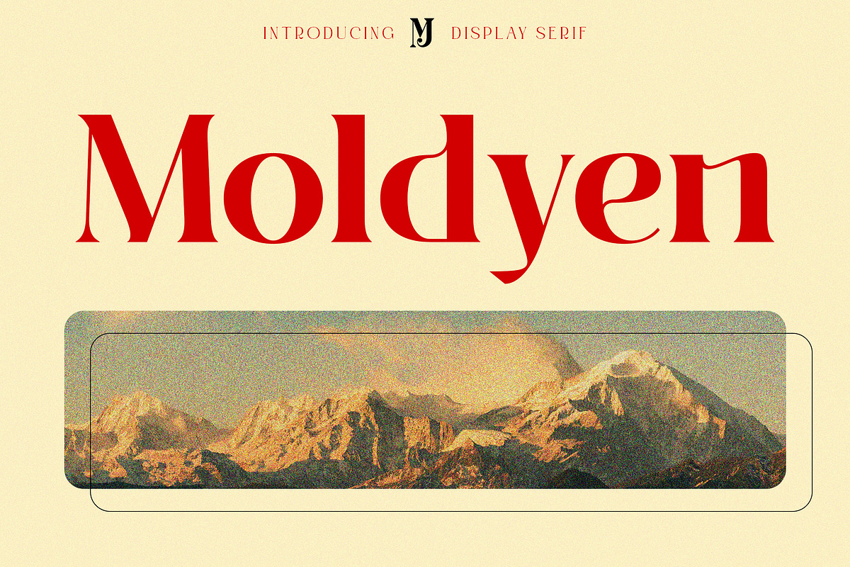 Moldyen Font Family, a Serif Font by MJtypefoundry (Photo 1 of 10)