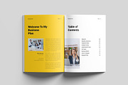 Business Plan Template, a Brochure Template by RusenoelType (Thumbnail 2 of 9)