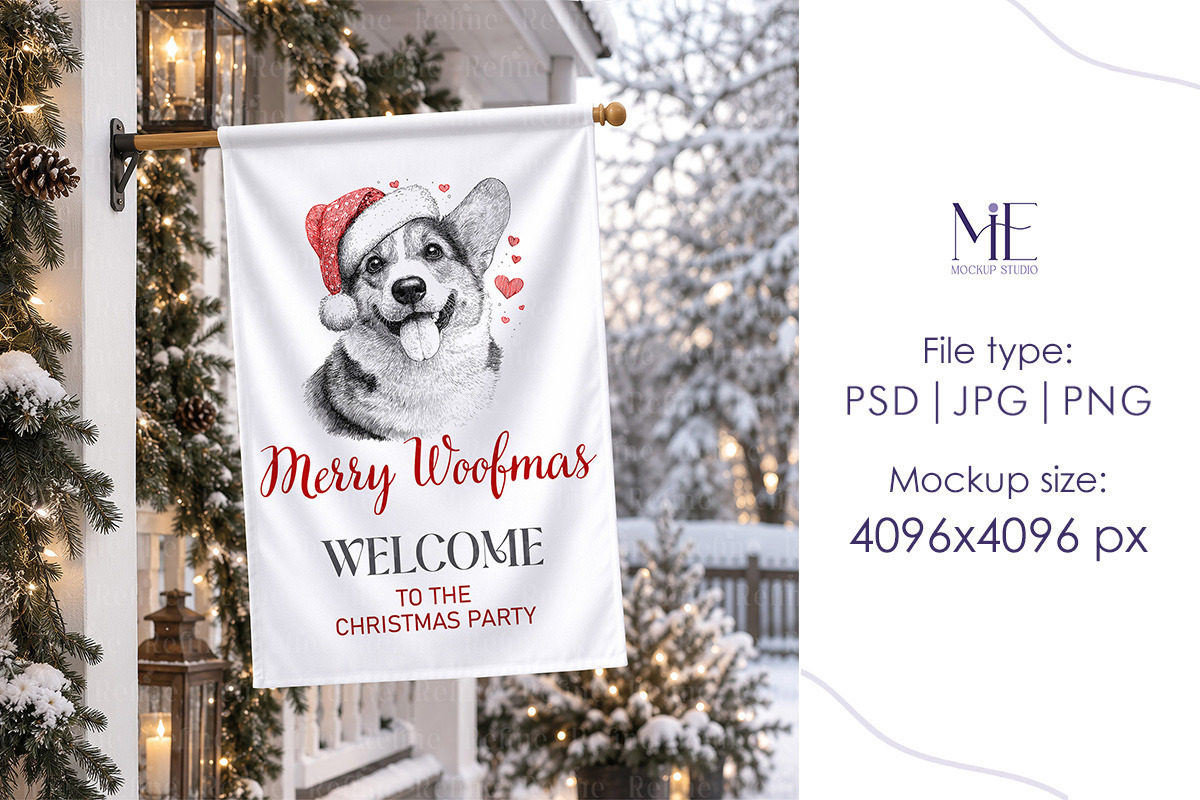 Garden Flags Yard Banner Mockups, a Household Mockup by Mie Mockup Studio (Photo 8 of 8)