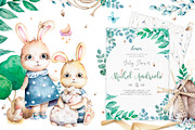Happy Easter Spring Set, an Animal Illustration by Ann Art Houze (Thumbnail 3 of 17)