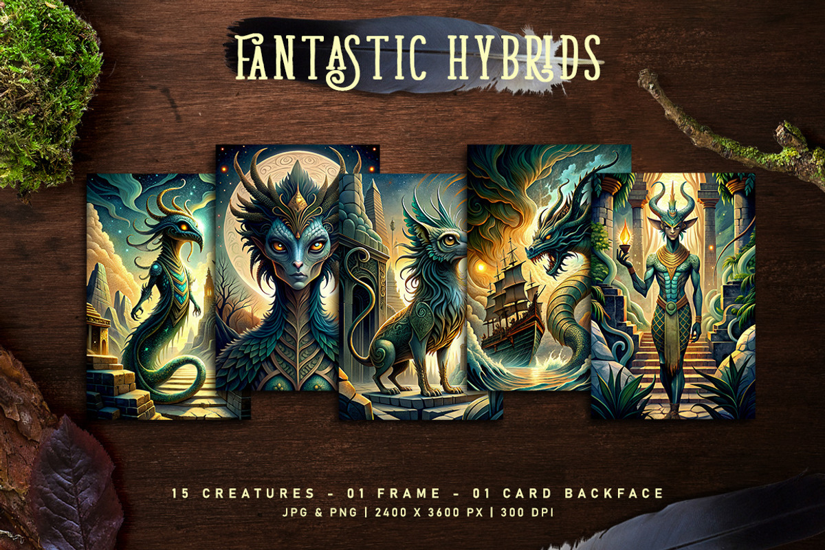 Fantastic Hybrids, a Decorative Illustration by Digital Art Creations (Photo 2 of 5)