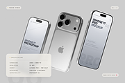 iPhone 17 Pro Mockup, an iPhone Mockup by Toasin Studio (Thumbnail 6 of 7)