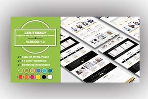 LEGITIMACY - Legal Attorney Template