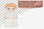 Watercolor First Communion Clipart, an Illustration by CropUp Creative (Thumbnail 4 of 4)