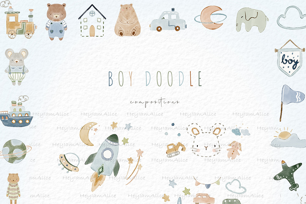 Boy Doodle, a Decorative Illustration by heyiamalice (Photo 4 of 20)