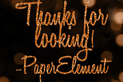 Orange Glitter Alphabet Clip Art Set, an Object Graphic by Paper Element (Thumbnail 5 of 5)