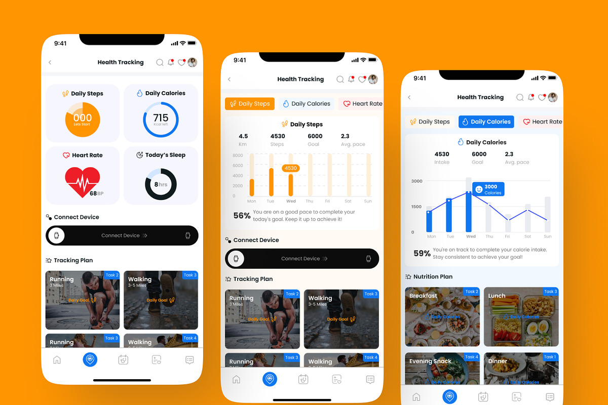 HealthSync App - Complete UI Kit, an UI Kit Template by UI Pixel (Photo 8 of 11)