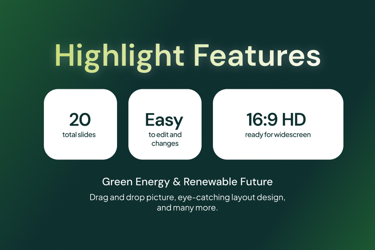 Green Energy & Renewable Keynote, a Presentation Template by Loin Studio (Photo 2 of 4)