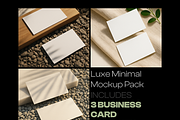 3 Premium Business Card mockups -SET, an Advertising Mockup by MD.HAMZA.DESIGNS (Thumbnail 1 of 7)