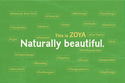 ZOYA, a Sans Serif Font by Mirela Gherman (Thumbnail 15 of 15)