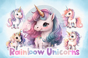 Unicorn PNG clipart. Unicorn Face., an Animal Illustration by RivusArt (Thumbnail 1 of 4)