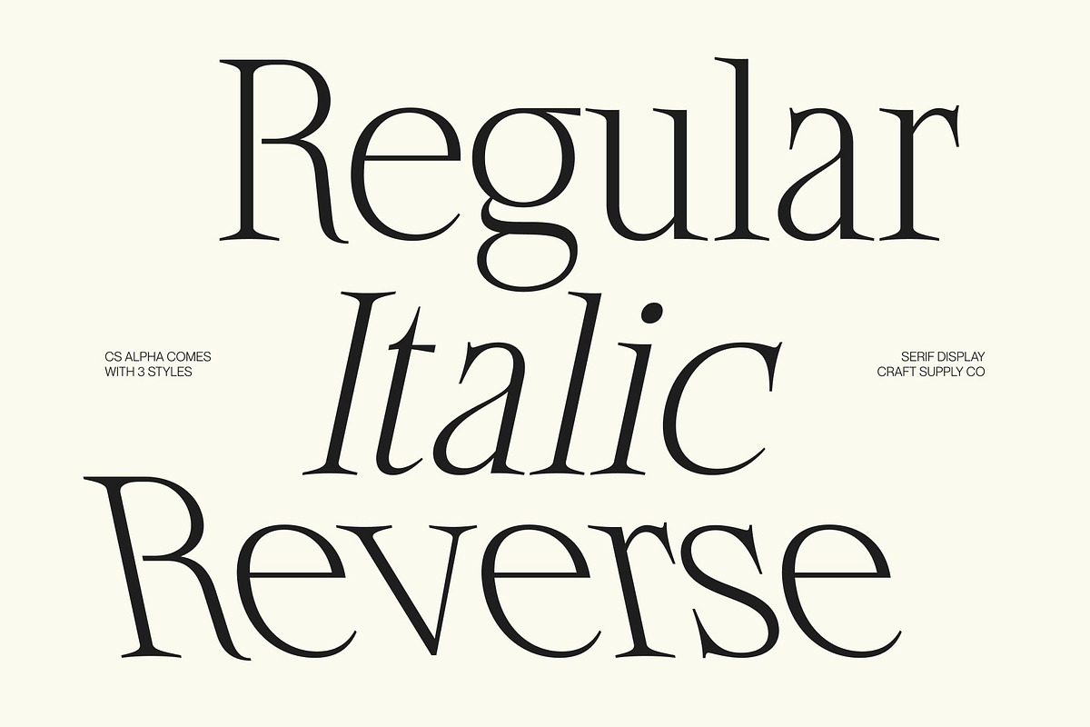 CS Alpha – Classic Serif Font, a Serif Font by Craft Supply Co. (Photo 6 of 8)