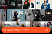 Olqinu - Figma Fashion Web Headers, an UI Kit Template by neuwebz (Thumbnail 1 of 5)