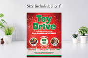 Christmas Toy Drive Flyer Template, a Flyer Template by Four C Graphic (Thumbnail 2 of 11)