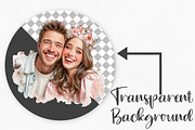 Watercolor Valentine Couple Clipart, an Illustration by Canvas Craft (Thumbnail 2 of 6)