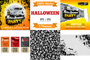 Happy Halloween Party, a Decorative Illustration by TAlex