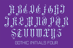 Gothic Initials Fonts Collection