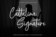 Cattalina Signature Monoline Script, a Handwritten Font by Geelator Studio (Thumbnail 1 of 11)