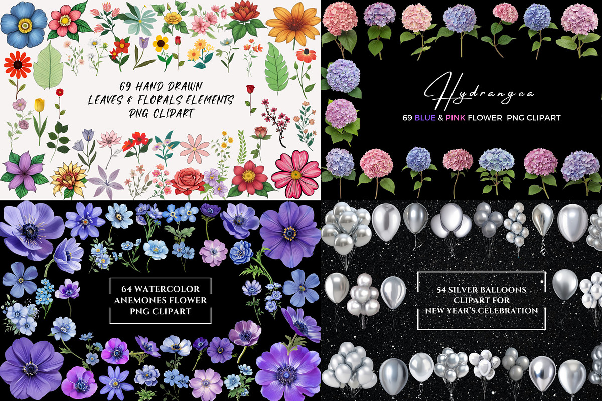 4689+ PNG's Clipart Elements Bundle, an Object Graphic by AN Productions (Photo 28 of 29)