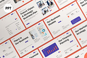 Cream Modern Business Plan PPT, a Presentation Template by graphicook (Thumbnail 1 of 4)