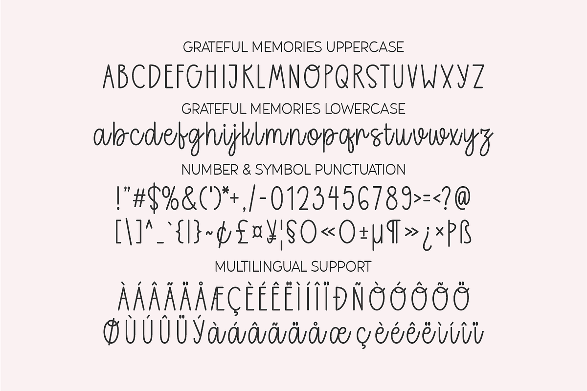 Grateful Memories - Whimsical Font, a Handwritten Font by Keithzo (Photo 8 of 8)