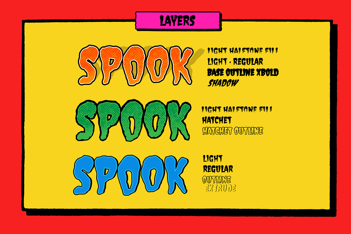 House of Spook Show Collection, a Handwritten Font by Paper Moon Graphic Supply (Photo 4 of 24)
