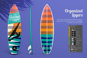 Long Surfing Board PSD Mockup Set, a Product Mockup by Remnand Studio (Thumbnail 4 of 11)