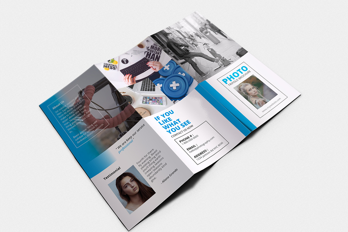 Photo - Photography Trifold Brochure, a Brochure Template by Incools Stokie (Photo 4 of 4)