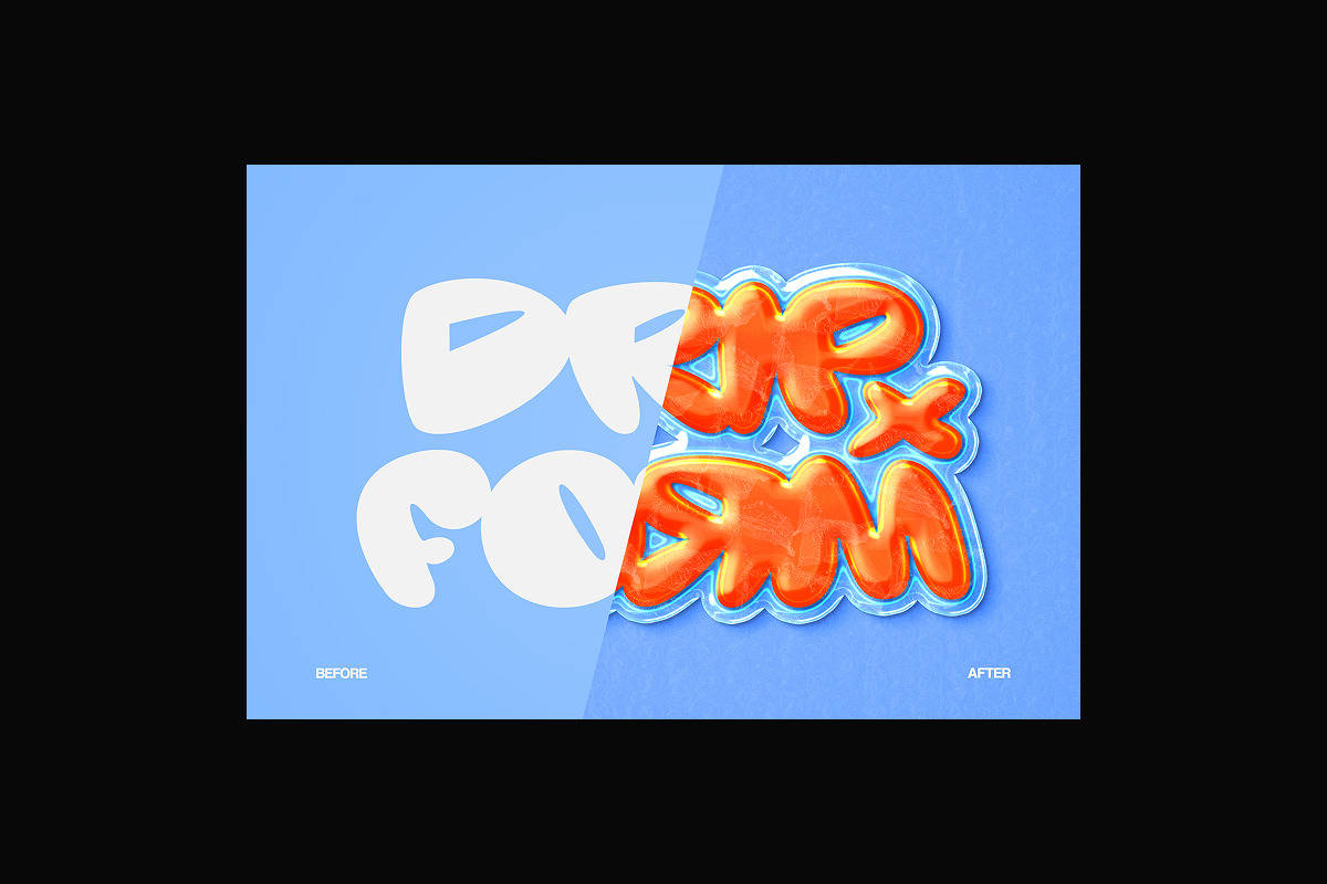 Glossy Liquid Text Effects, a Layer Style Add-On by Matsero (Photo 2 of 4)