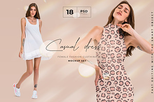 Dress Mockup Template Set