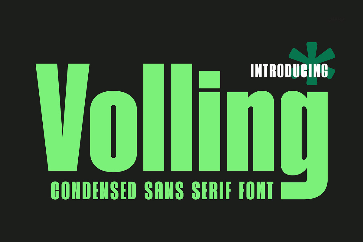 Volling - Modern Condensed Sans Seri, a Sans Serif Font by TypeLogue (Photo 1 of 5)