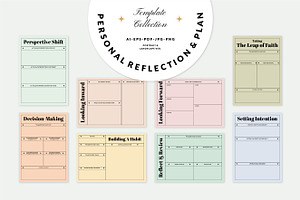 Reflection & Planner Template Set