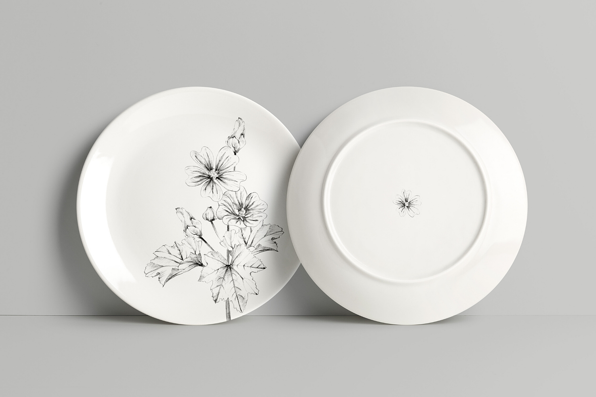 Malva (Mallow) Hand Sketches, an Object Graphic by VictoriaKStudio (Photo 8 of 8)