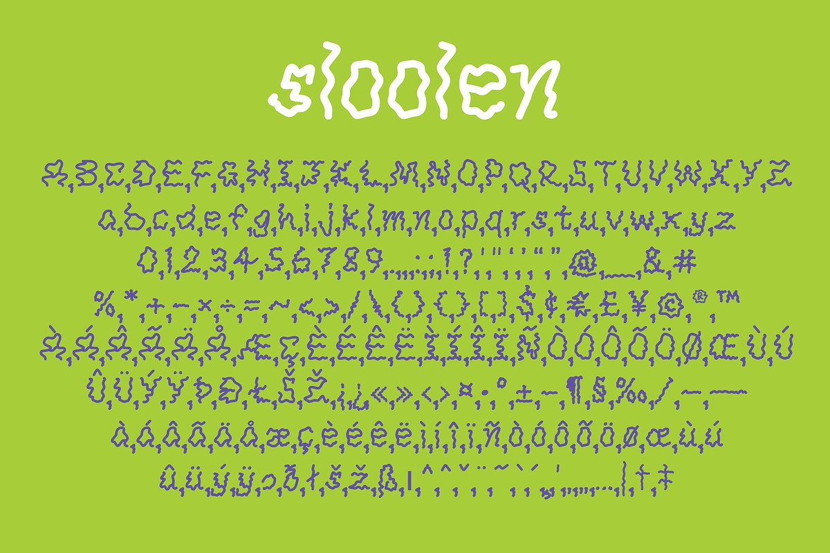 Sloolen Handwriting Font, a Handwritten Font by Kanink Studio (Photo 10 of 11)
