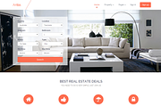 Arillo - Responsive Real Estate, a Bootstrap Template by TemplateNinja (Thumbnail 1 of 4)