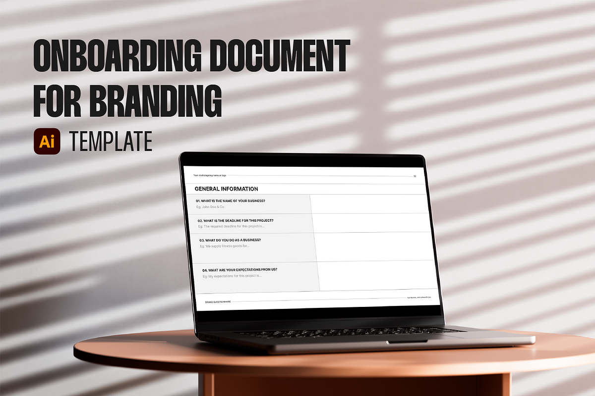 Branding onboarding document, a Presentation Template by Sary Studio (Photo 3 of 3)