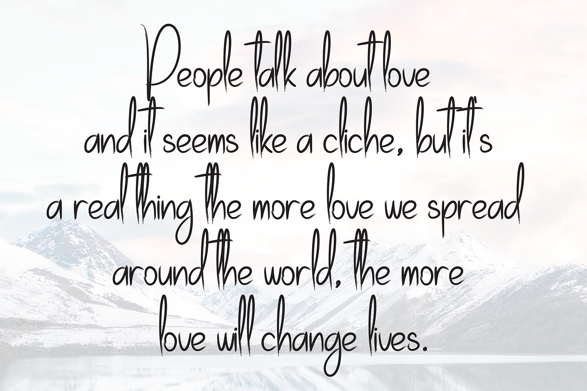Sunday Calligraphy | Script Font, a Handwritten Font by Scratchones (Photo 6 of 8)