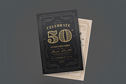 Vintage Anniversarry invitation, an Invitation Template by Guuver (Thumbnail 2 of 4)
