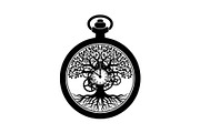 Steampunk Tree of Life Symbol Bundle, an Illustration by yasushie (Thumbnail 2 of 31)