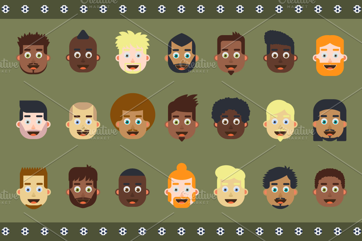 Football avatar constructor, a Healthcare Illustration by Muar Mar (Photo 5 of 5)