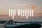 Melamia, a Serif Font by Kenrichi (Thumbnail 1 of 7)