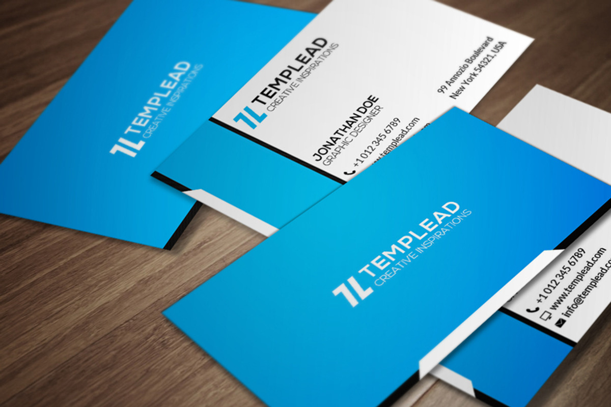 Corporate Business Card CM108, a Business Card Template by annozio (Photo 1 of 4)