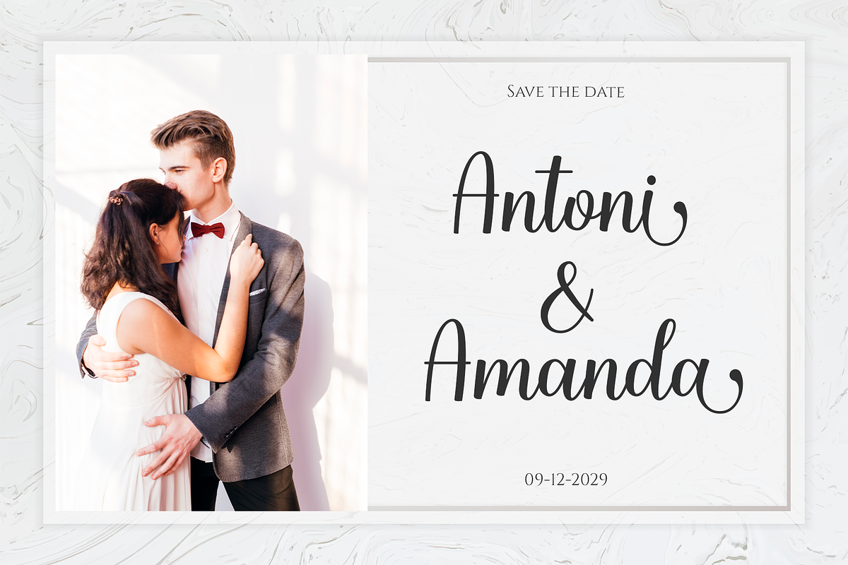 Valentine Siganture, a Script Font by Artkenza (Photo 2 of 6)