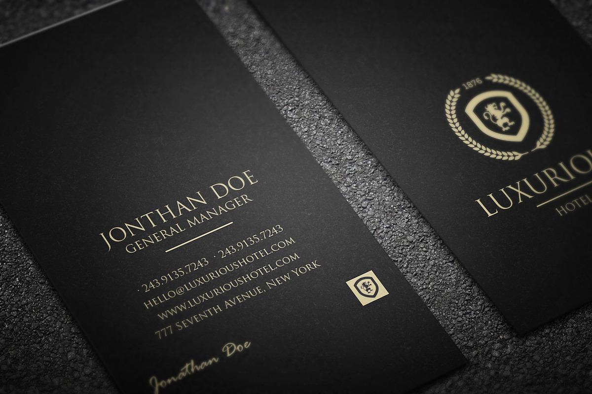 Luxurious business card, a Business Card Template by GraphicsEgg (Photo 2 of 2)