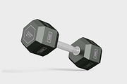 Metallic Gym Dumbbell Mockup, an Advertising Mockup by tiyasprabawa (Thumbnail 4 of 5)