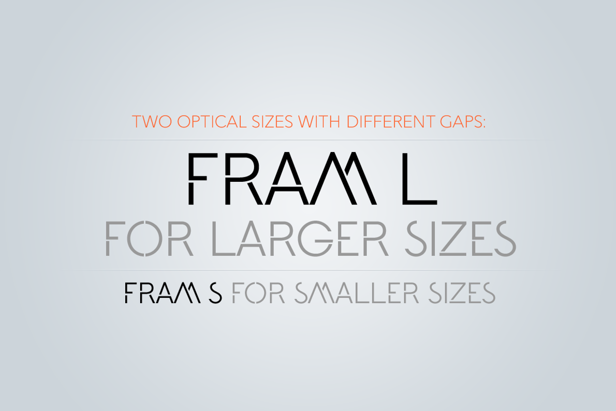 Fram Font Family preview 5