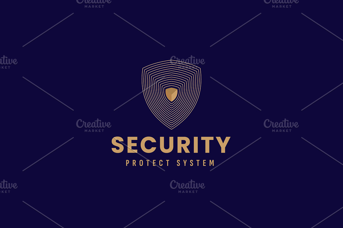 Security logo illustration, a Branding & Logo Template by Dyn Studio