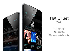 IOS Flat UI Set Vol. 5