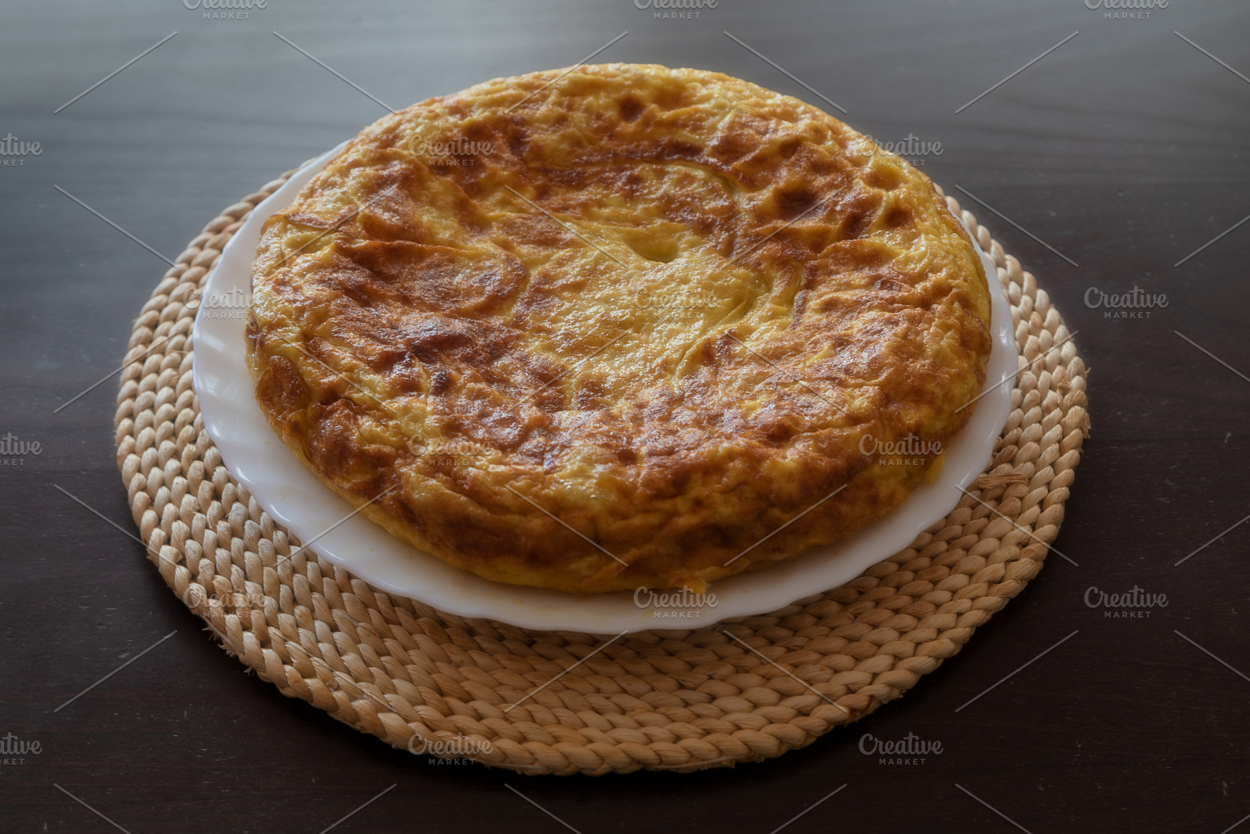 Spanish omelet, tortilla de patata, a Food & Drink Photo by PhotoNature
